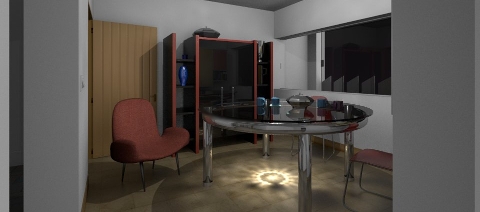 Visualização arquitetônica; residência.