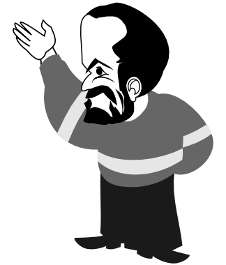 Caricatura de Eduardo Rodrigues Vianna.