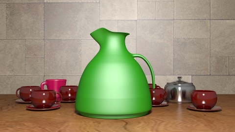 Design de produto em 3D, jarra térmica Jandira.